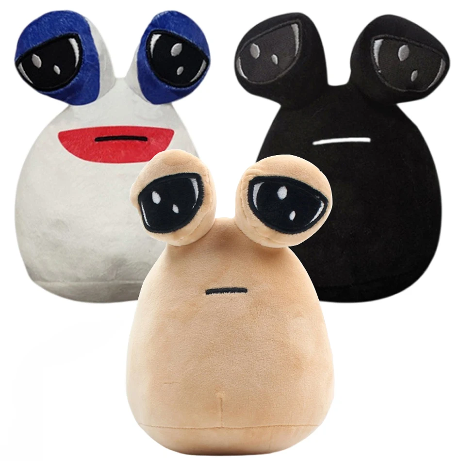 22cm Stuffed Animal Hot Game - Alien Pou Plush Toy, Three color