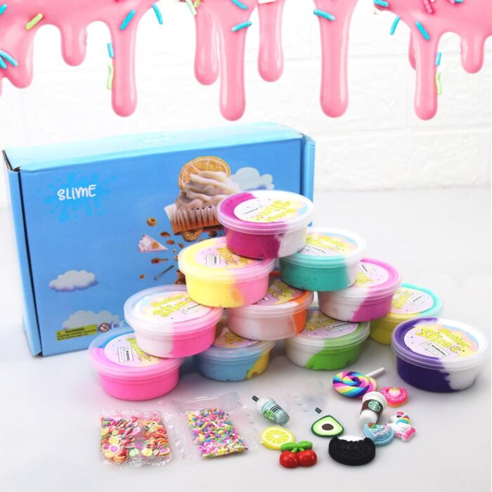 Butter Slime Kit: Two-Toned Fidget Toy Pack - Educational Slime Toys for Kids