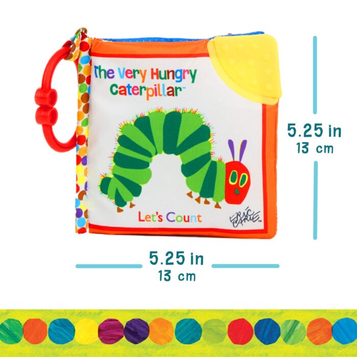 Let's Count Soft Book - World of Eric Carle the Very Hungry Caterpillar Sensory Book for Babies