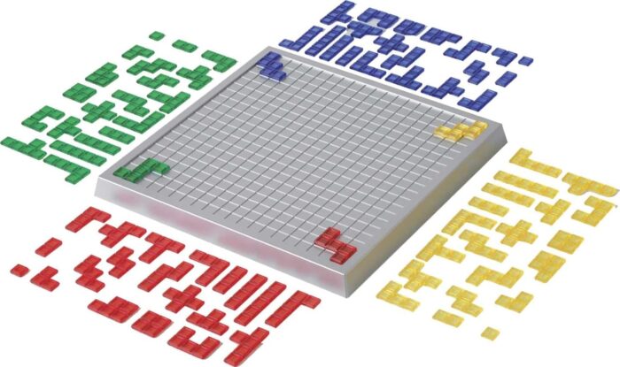 Mattel Blokus Games XL - Strategy Board Game with Colorful Oversized Pieces for Family Fun