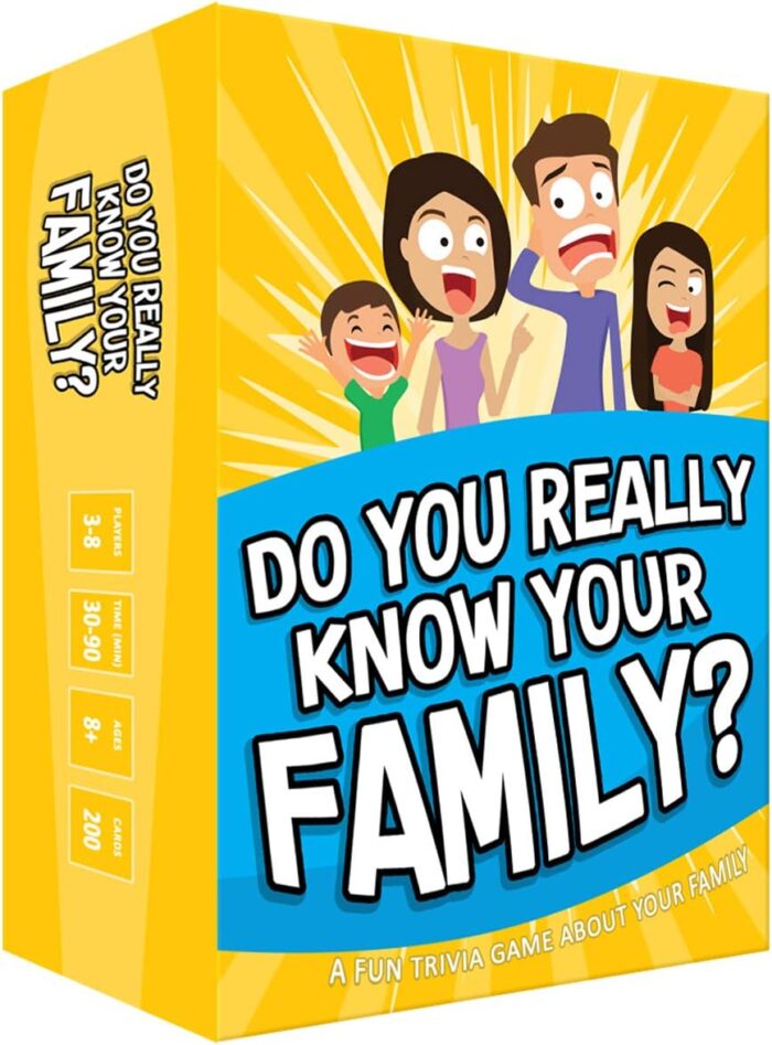 Do You Really Know Your Family Game - Fun Family Game with Conversation Starters & Challenges for All Ages