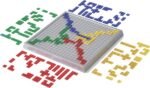 Mattel Blokus Games XL - Strategy Board Game with Colorful Oversized Pieces for Family Fun