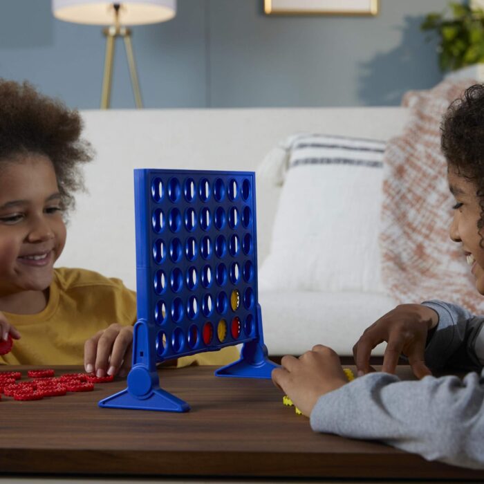 Hasbro Gaming Connect 4 Classic Grid - 4 in a Row Strategy Board Game for Kids and Families