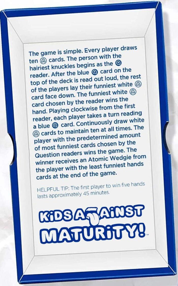 Kids Against Maturity - The Original Hilarious Family Card Game