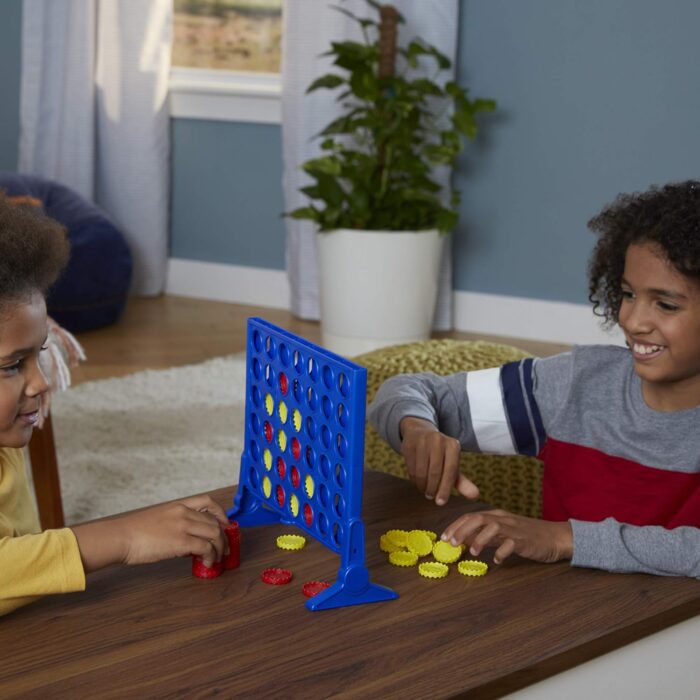 Hasbro Gaming Connect 4 Classic Grid - 4 in a Row Strategy Board Game for Kids and Families