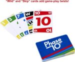 Phase 10 Card Game by Mattel - Challenging Rummy-Style Fun in a Storage Tin
