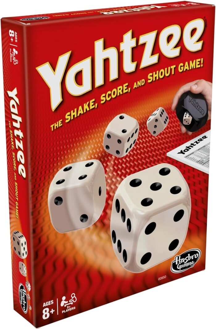 Hasbro Gaming Yahtzee - Classic Dice Game for Families, Adults, and Kids