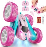 Stunt Car Toy - Remote Control RC Car with Off Road 4WD and 360° Rotation for Kids