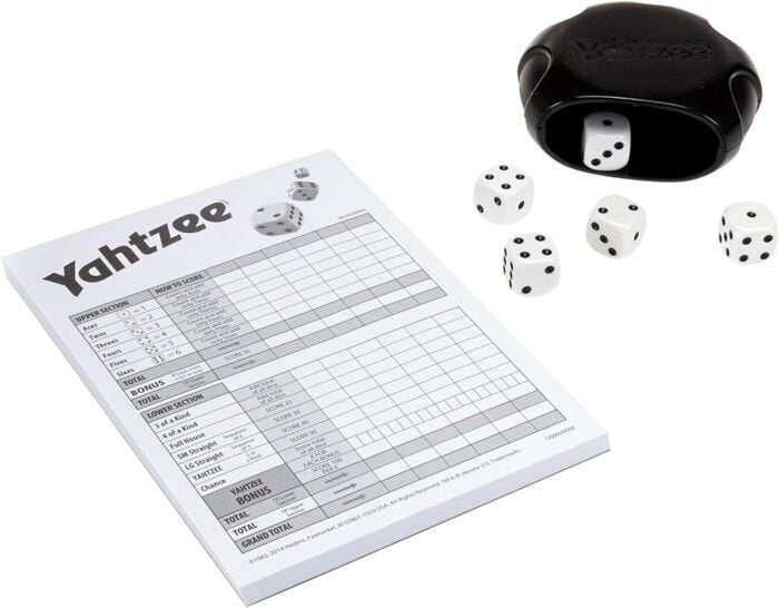 Hasbro Gaming Yahtzee - Classic Dice Game for Families, Adults, and Kids