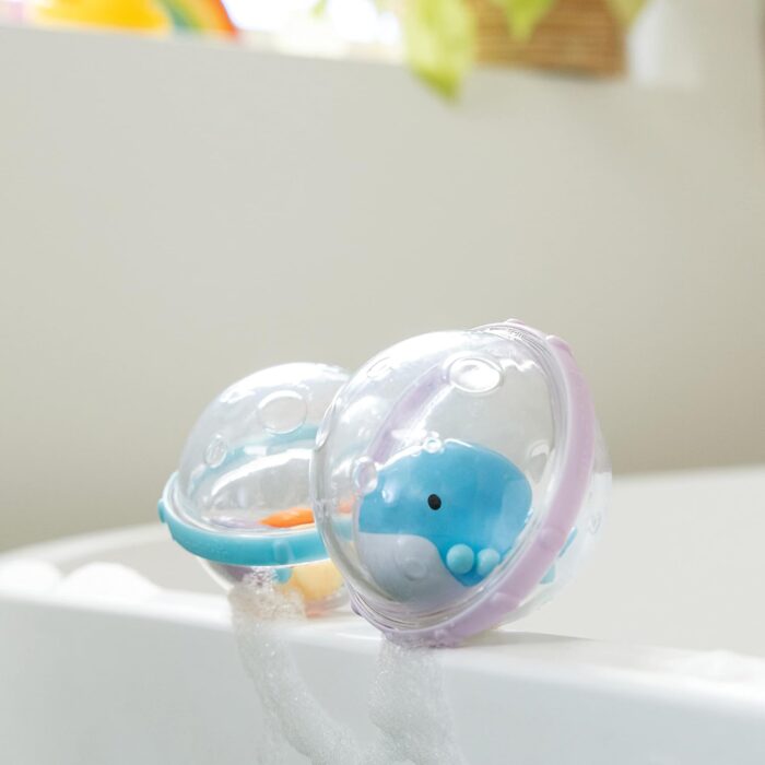 Float & Play Bubbles™ Bath Toys - Set of 4 Floating Baby and Toddler Bath Toys