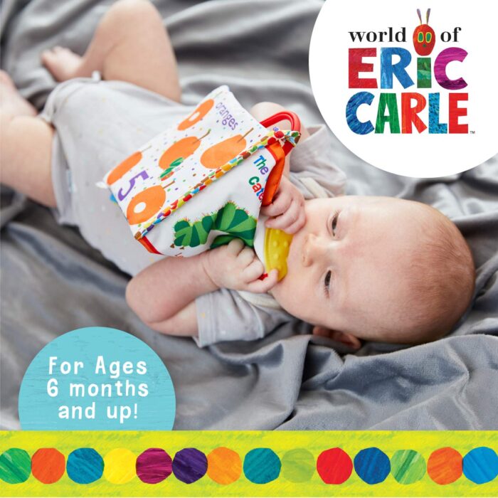 Let's Count Soft Book - World of Eric Carle the Very Hungry Caterpillar Sensory Book for Babies