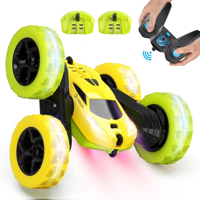 Stunt Car Toy - Remote Control RC Car with Off Road 4WD and 360° Rotation for Kids