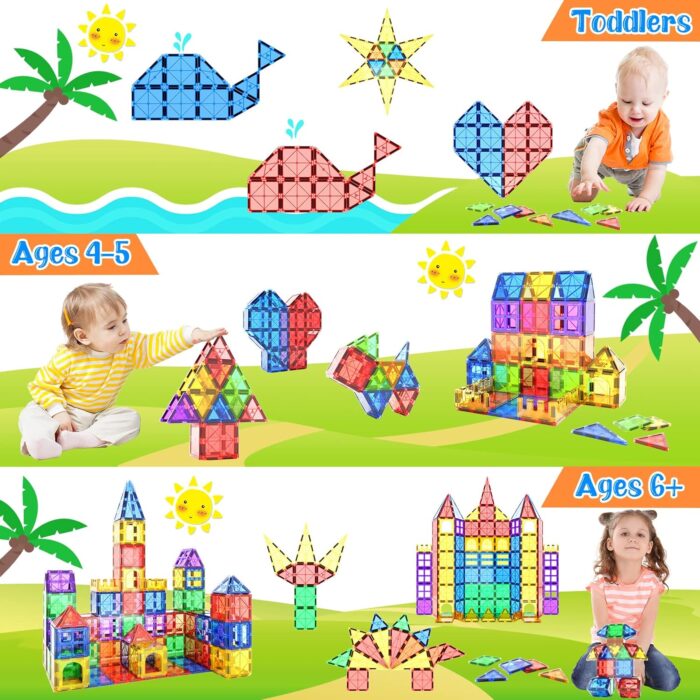 Magnetic Tiles Building Blocks - magnetic tiles building parts