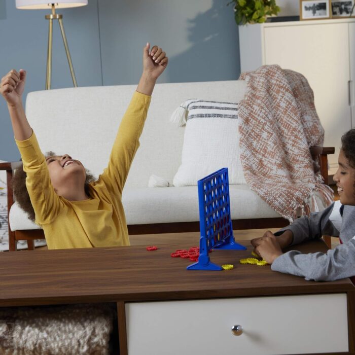 Hasbro Gaming Connect 4 Classic Grid - 4 in a Row Strategy Board Game for Kids and Families