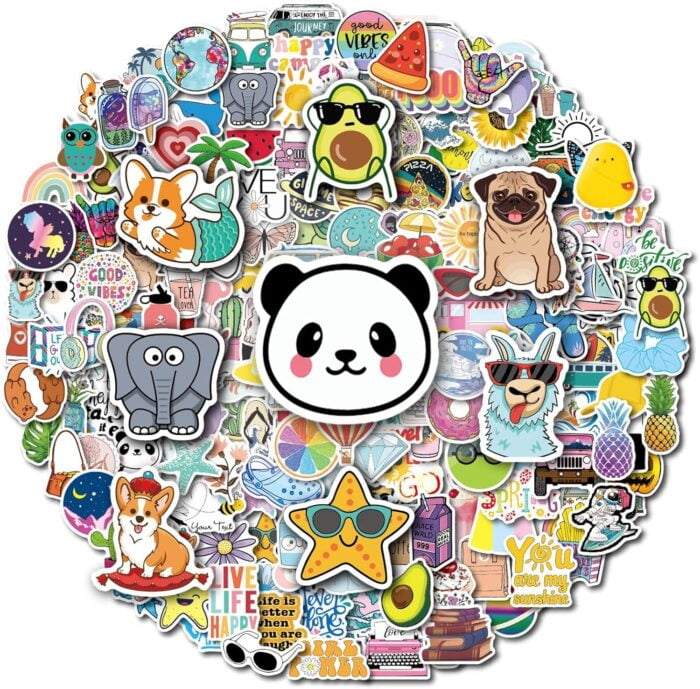 Stickers for Kids, Waterproof Stickers, Cute Stickers Pack, Fun Stickers, Durable Stickers