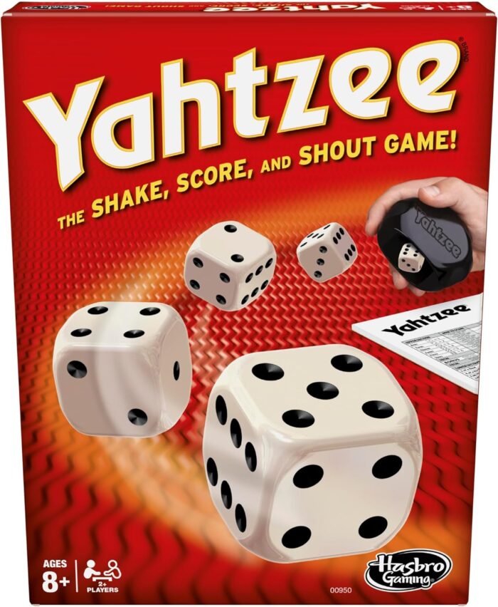 Hasbro Gaming Yahtzee - Classic Dice Game for Families, Adults, and Kids