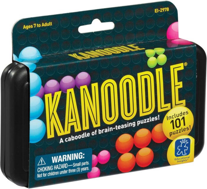 Kanoodle 3D Puzzle - Educational Insights Kanoodle 3D Brain Teaser Puzzle for Critical Thinking and Fun