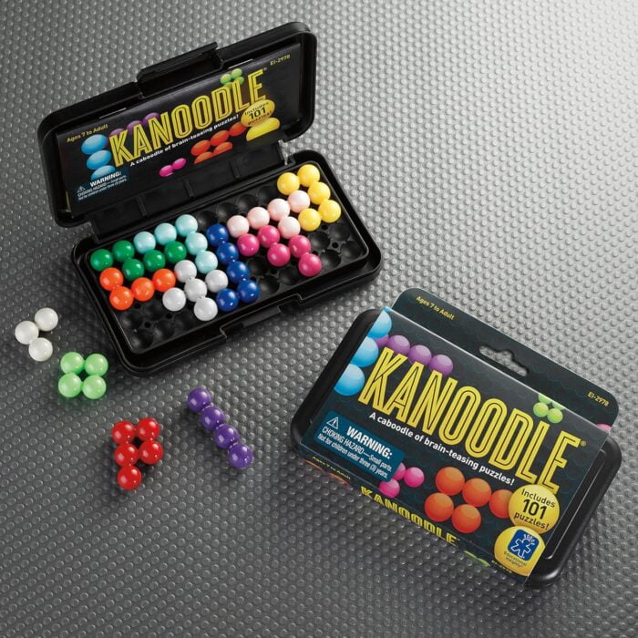 Kanoodle 3D Puzzle - Educational Insights Kanoodle 3D Brain Teaser Puzzle for Critical Thinking and Fun