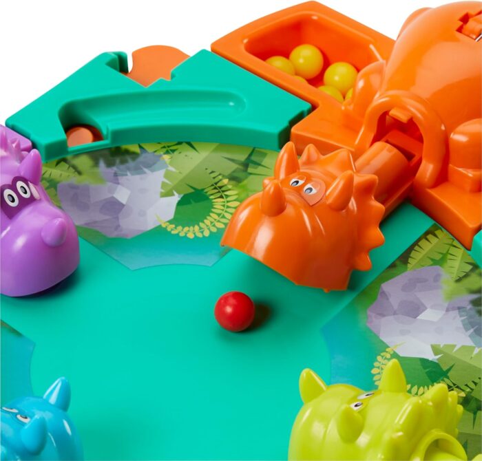 Hasbro Gaming Hungry Hungry Hippos Dino Edition Board Game for Kids Ages 4 and Up - Pre-School Game for 2 to 4 Players