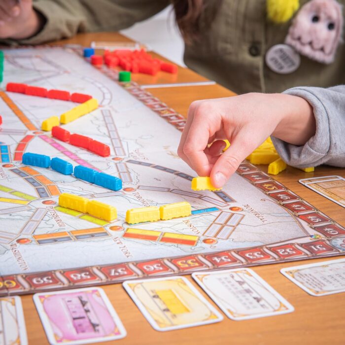 Ticket to Ride Board Game - Cross-Country Train Adventure for 2-5 Players, Ages 8+ | Fun Strategy Game for Kids and Adults