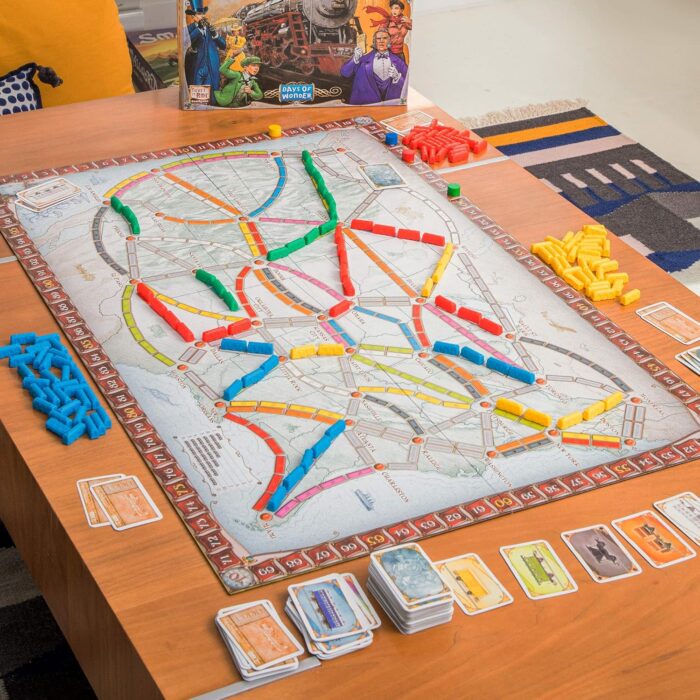 Ticket to Ride Board Game - Cross-Country Train Adventure for 2-5 Players, Ages 8+ | Fun Strategy Game for Kids and Adults