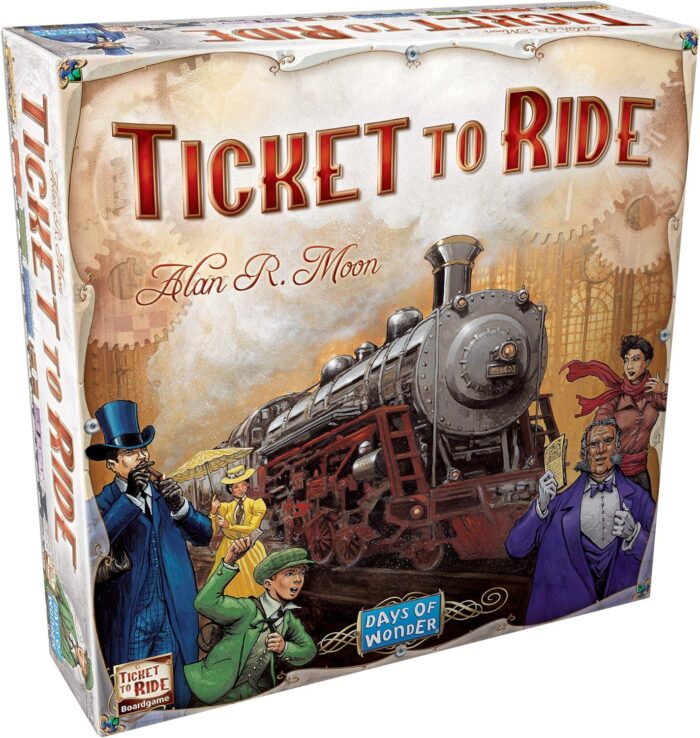 Ticket to Ride Board Game - Cross-Country Train Adventure for 2-5 Players, Ages 8+ | Fun Strategy Game for Kids and Adults