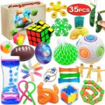 Scientoy Fidget Toy Set – 35 Sensory Toys for Kids and Adults