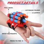 Web Shooters Toy for Kids with Spider Glove Launcher