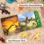 Li'l-Gen Dinosaur Toys with Sound Book and Play Mat